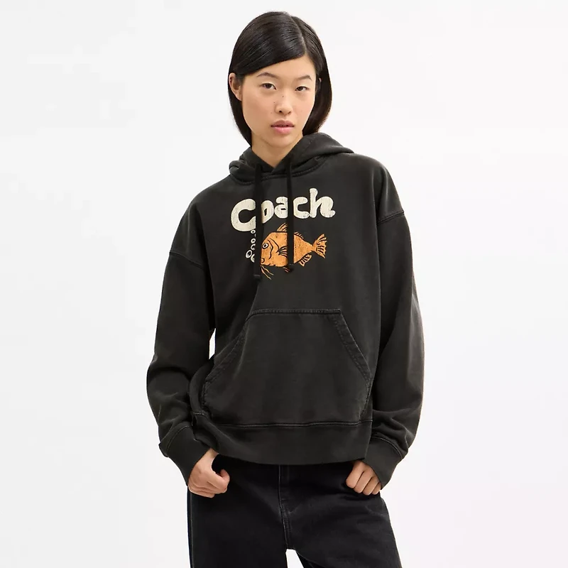 Fish Graphic Hoodie