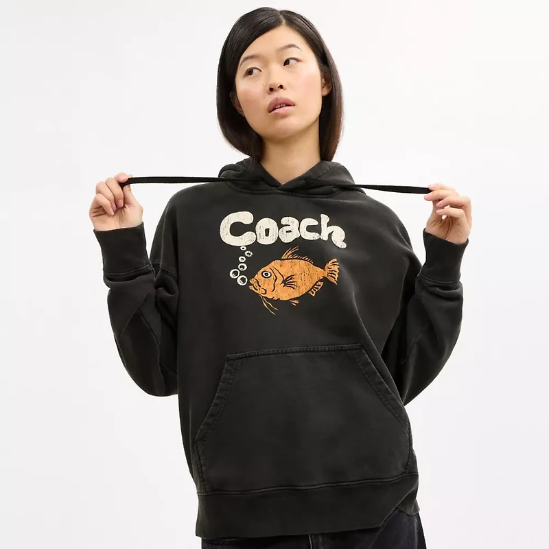 Fish Graphic Hoodie