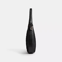 Alter/Ego Large Crescent Shoulder Bag Checkerboard Upcrafted Leather
