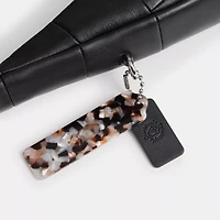 Alter/Ego Large Crescent Shoulder Bag Checkerboard Upcrafted Leather