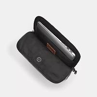 Coachtopia Loop Laptop Sleeve With Wavy Quilting Gingham