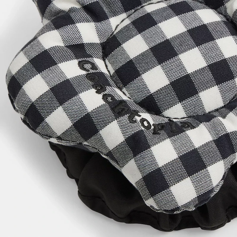 Coachtopia Loop Flower Headphone Covers In Gingham