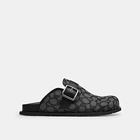 Buckle Clog Signature Jacquard