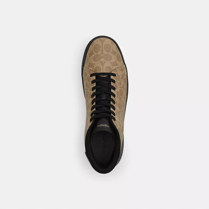 High Line Top Sneaker Signature Canvas