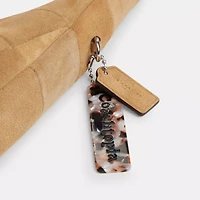 Alter/Ego Large Crescent Shoulder Bag In Checkerboard Upcrafted Suede