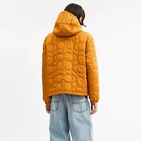 Quilted Signature Puffer Jacket Recycled Polyester