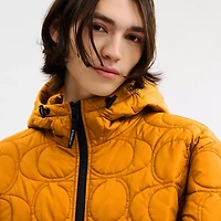 Quilted Signature Puffer Jacket Recycled Polyester