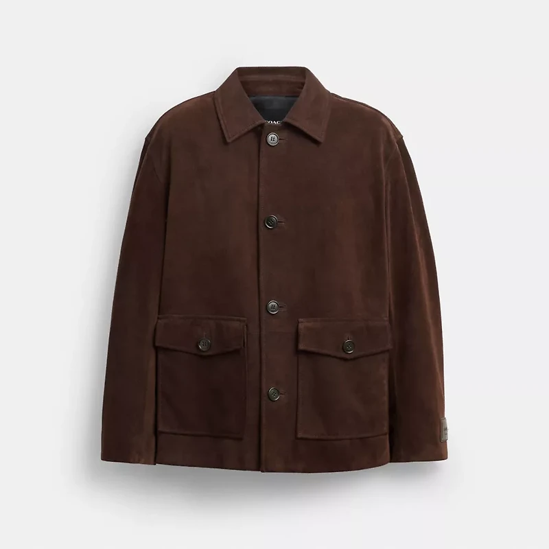 Suede Shirt Jacket