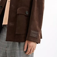 Suede Shirt Jacket