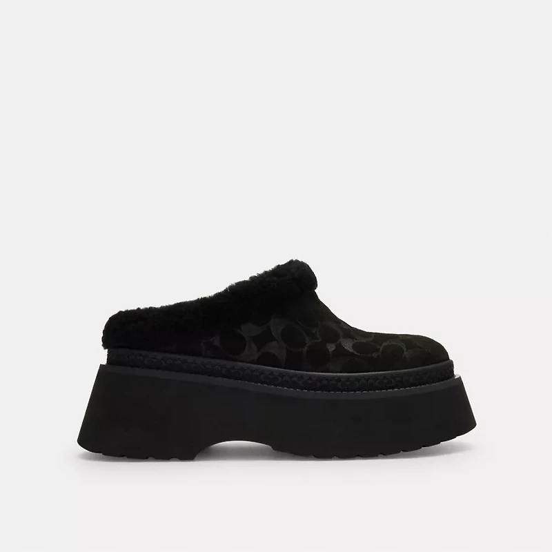 Cecelia Clog Signature Suede