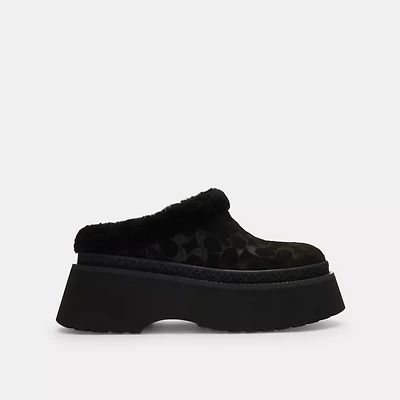 Cecelia Clog Signature Suede