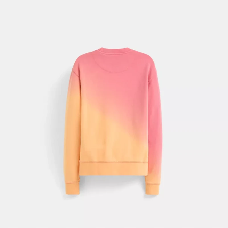 Restored Ombre Horse And Carriage Crewneck