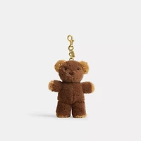 Teddy Bear Bag Charm In Shearling