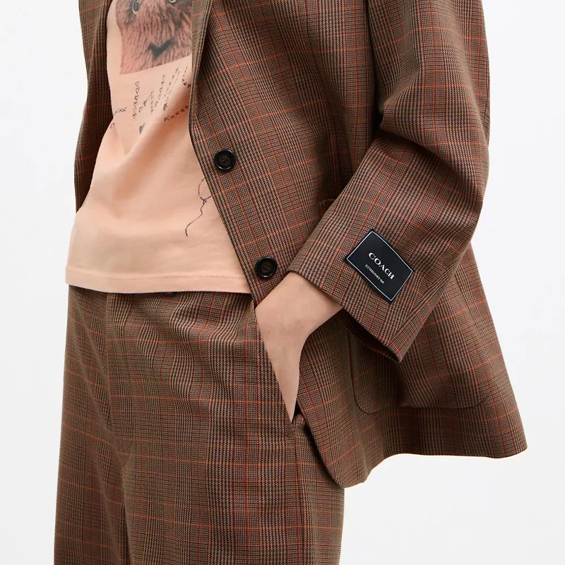 Oversized Single Breasted Blazer