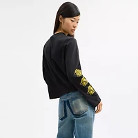 Long Sleeve Graphic T Shirt Organic Cotton