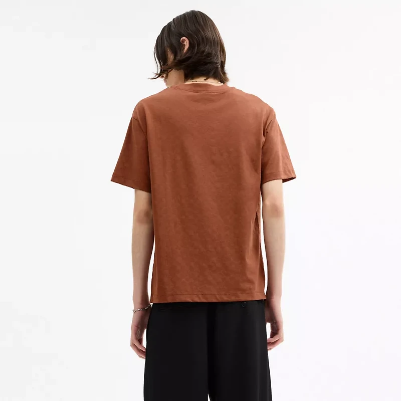 Fuzzy Signature Relaxed T Shirt