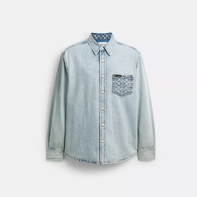 Long Sleeve Denim Shirt Organic Cotton