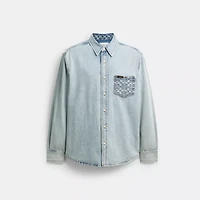 Long Sleeve Denim Shirt Organic Cotton