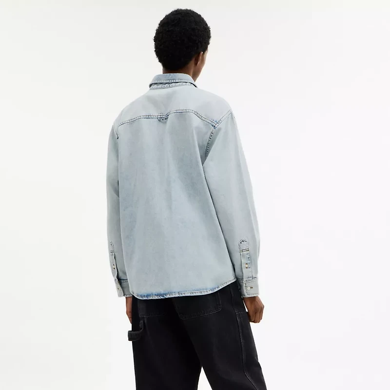 Long Sleeve Denim Shirt Organic Cotton