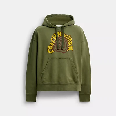 Garment Dyed Spiral Hoodie