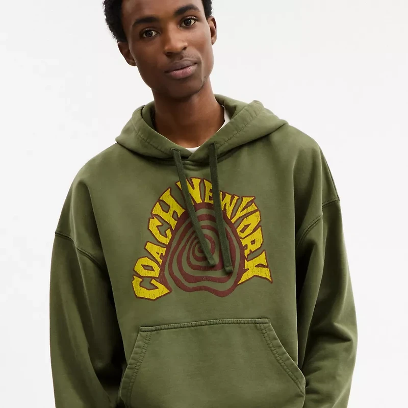 Garment Dyed Spiral Hoodie