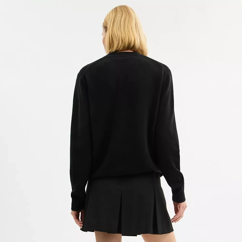 Lightweight Bear Graphic Sweater
