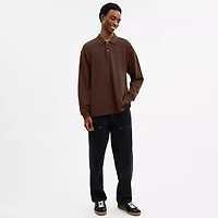 Horse And Carriage Long Sleeve Polo