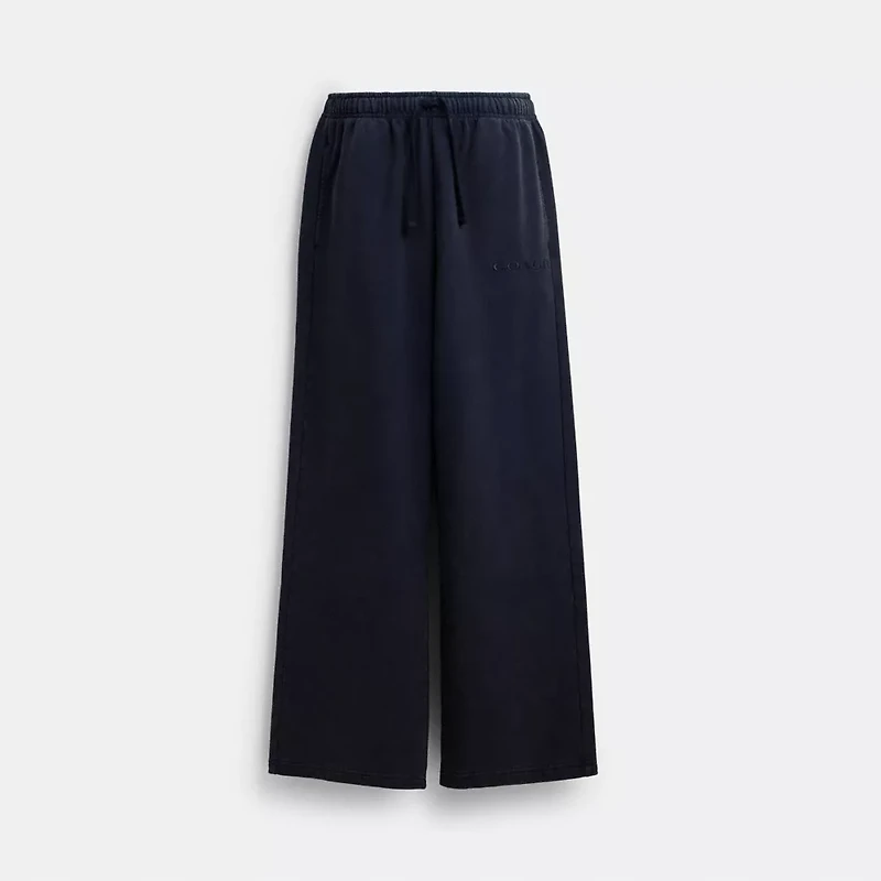 Garment Dyed Straight Leg Sweatpants