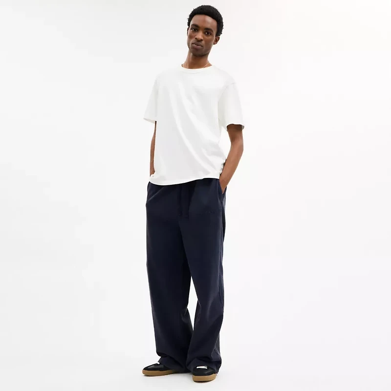 Garment Dyed Straight Leg Sweatpants