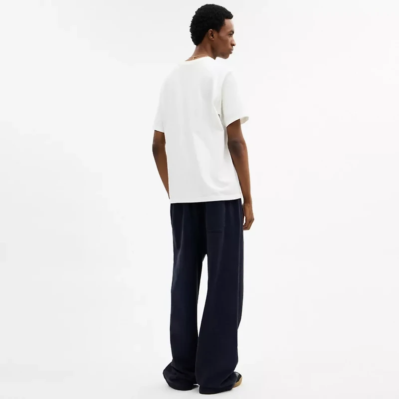 Garment Dyed Straight Leg Sweatpants
