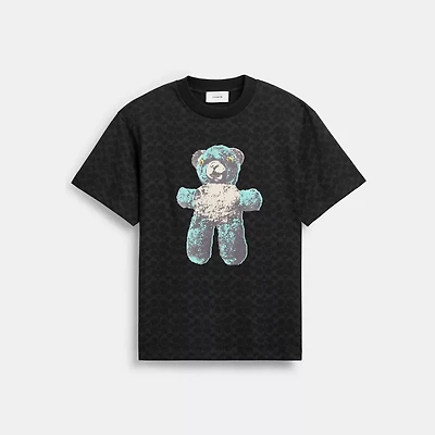 Teddy Graphic Signature Relaxed T Shirt