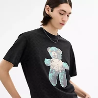 Teddy Graphic Signature Relaxed T Shirt