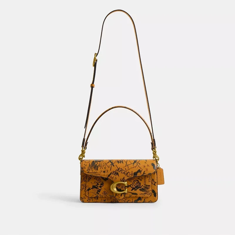 Tabby Shoulder Bag 26 With Graffiti Print