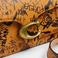 Tabby Shoulder Bag 26 With Graffiti Print