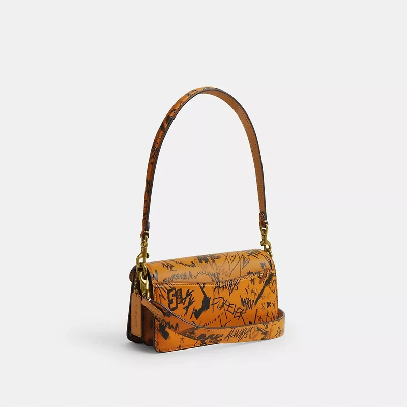 Tabby Shoulder Bag 20 With Graffiti Print