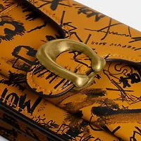 Tabby Shoulder Bag 20 With Graffiti Print