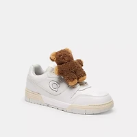 Teddy Bear Shoe Charm In Shearling