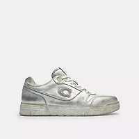Soho Sneaker Distressed Metallic Leather