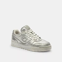 Soho Sneaker Distressed Metallic Leather