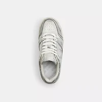 Soho Sneaker Distressed Metallic Leather