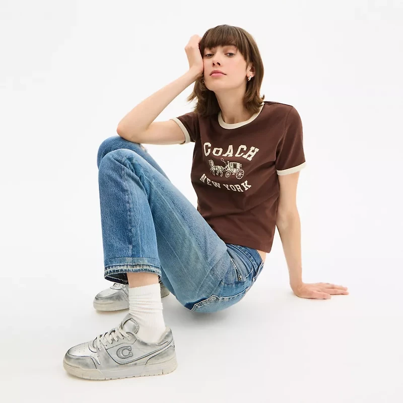 Soho Sneaker Distressed Metallic Leather