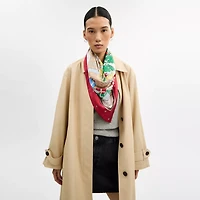 Signature Central Park Print Silk Square Scarf