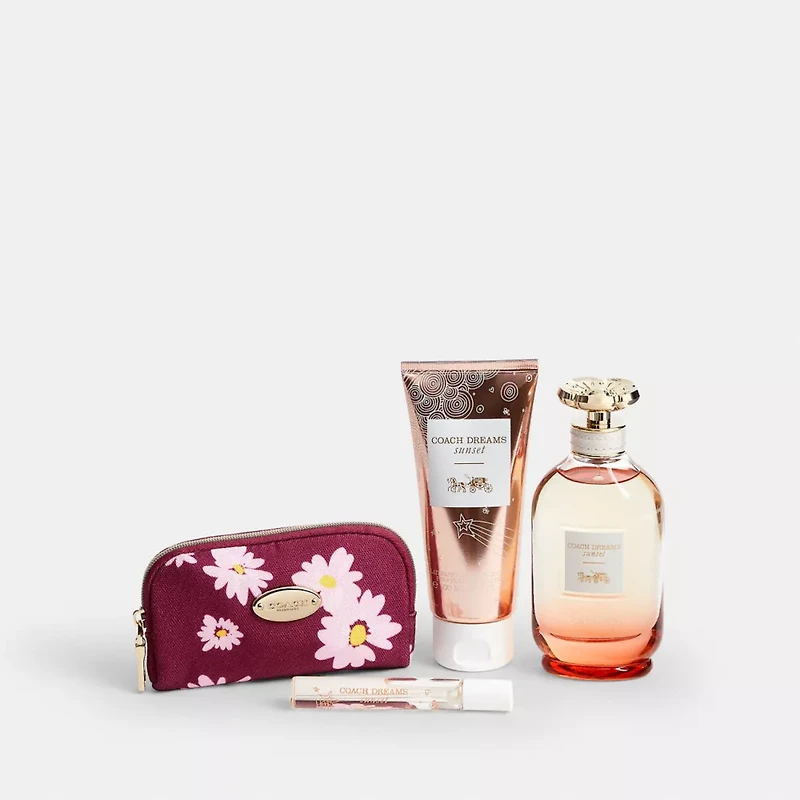 Coach Dreams Sunset Eau De Parfum 4 Piece Gift Set