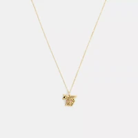 Brushed Pegasus Pendant Necklace