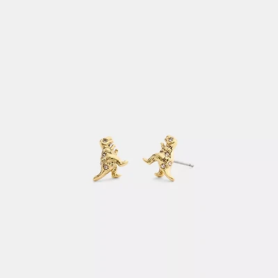 Brushed Rexy Stud Earrings
