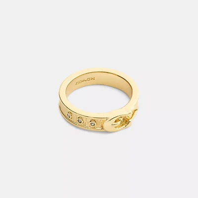 Brushed Buckle Ring