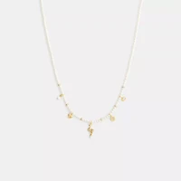 Mini Cat Pearl Charms Necklace