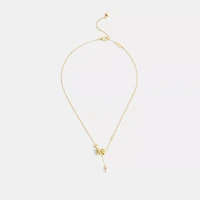 Cat Pearl Pendant Necklace