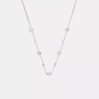 Tea Rose Station Necklace