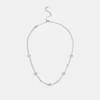 Tea Rose Station Necklace